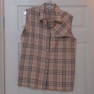 Burberry sleeveless blouse
